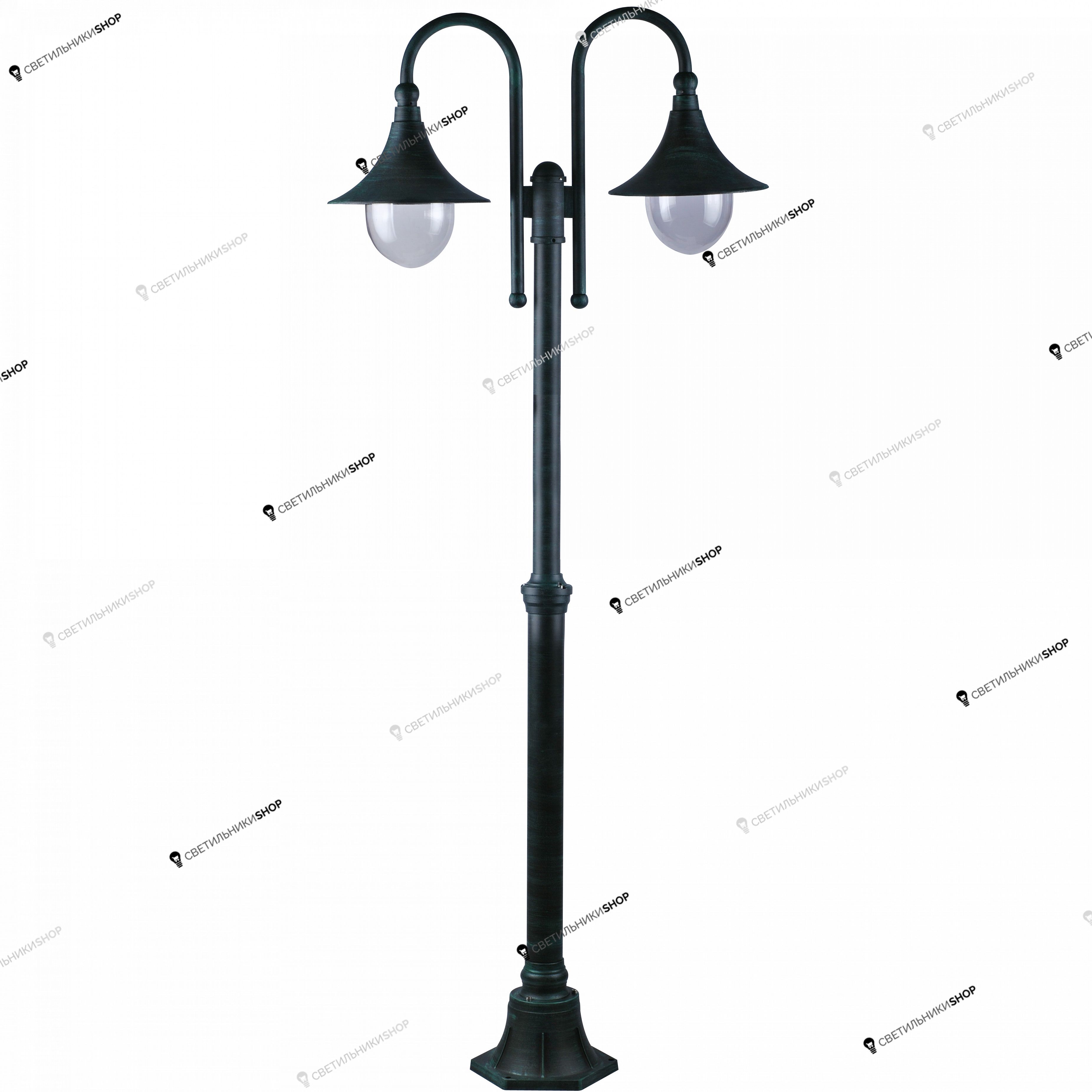 Фонарный столб Arte Lamp A1086PA-2BG Malaga