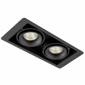 Точечный светильник Donolux DL18615/02WW-SQ Shiny black/Black Zumma