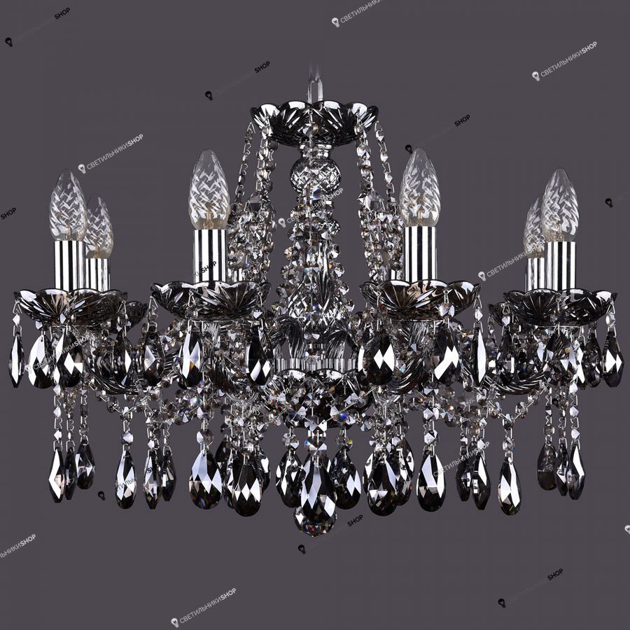 Хрустальная люстра Bohemia Ivele Crystal 1413/8/200/Ni/M731