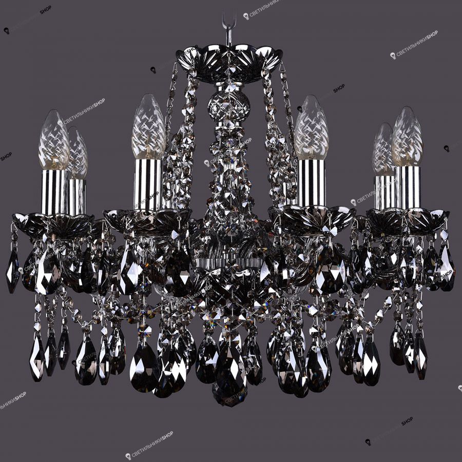 Хрустальная люстра Bohemia Ivele Crystal 1413/8/165/NI/M781