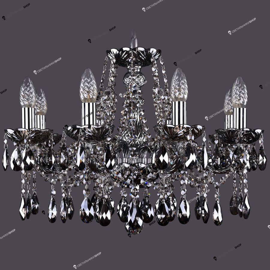 Хрустальная люстра Bohemia Ivele Crystal 1413/8/200/Ni/M781