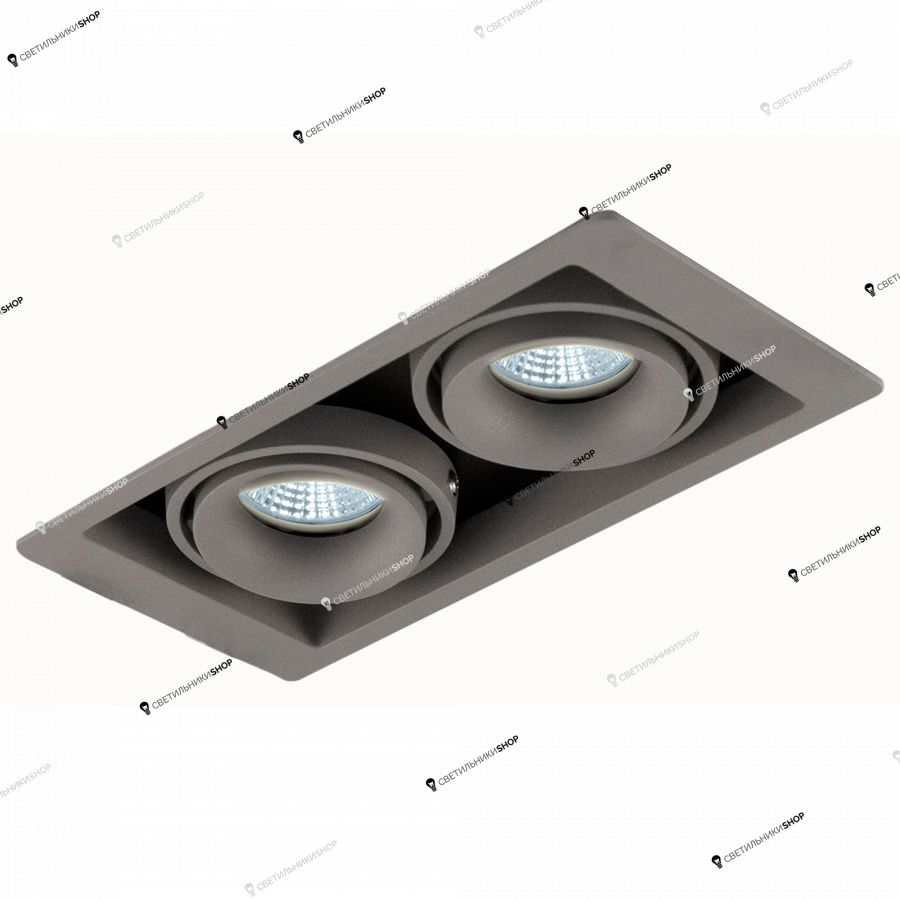 Точечный светильник Donolux DL18615/02WW-SQ Silver Grey/Black Zumma