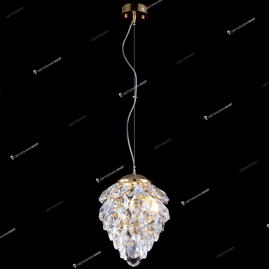 Светильник Crystal lux CHARME SP1+1 LED GOLD/TRANSPARENT
