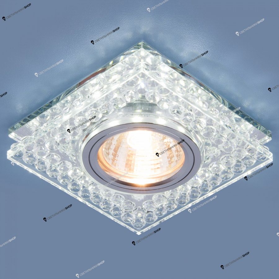 Точечный светильник Elektrostandard 8391 MR16 CL/SL прозрачный/серебро Мозаика