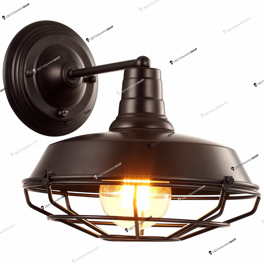 Бра Arte Lamp A9183AP-1BK Loft Bell