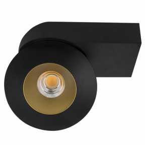 Точечный светильник LEDRON KRIS SLIM Black/Gold KRIS