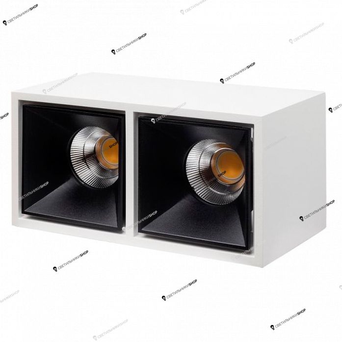 Точечный светильник LEDRON KUBING 2 White/Black KUBING