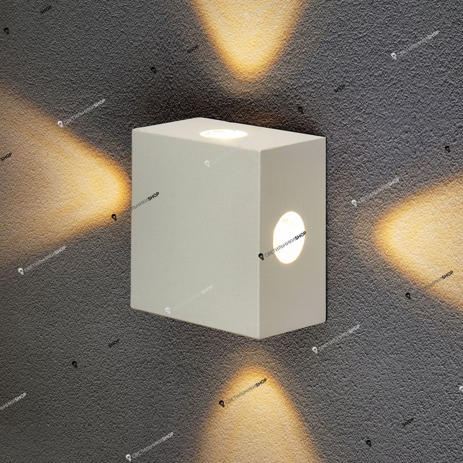 Уличный светильник Elektrostandard 1601 TECHNO LED Kvatra белый Kvatra