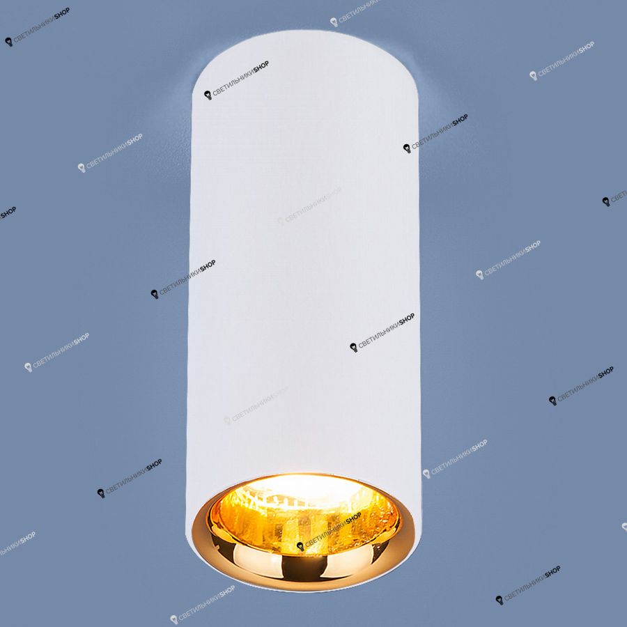Точечный светильник Elektrostandard DLR030 12W 4200K белый матовый/золото