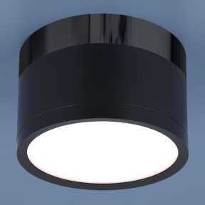 Точечный светильник Elektrostandard DLR029 10W 4200K черный матовый/черный хром