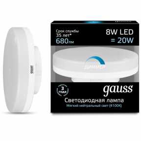 Светодиодная лампа GAUSS 108408208-D