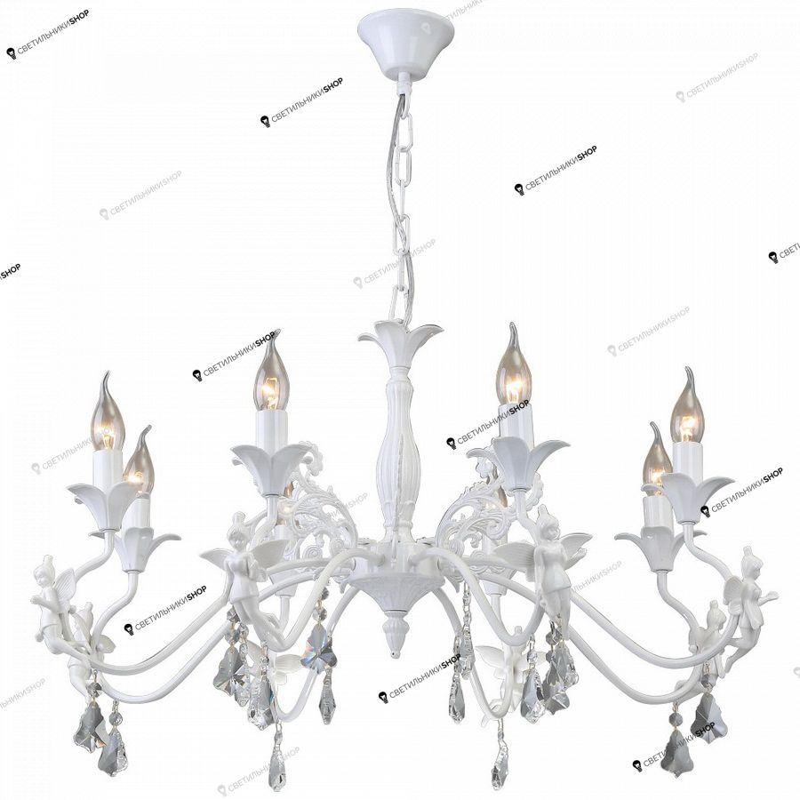 Люстра Arte Lamp A5349LM-8WH ANGELINA