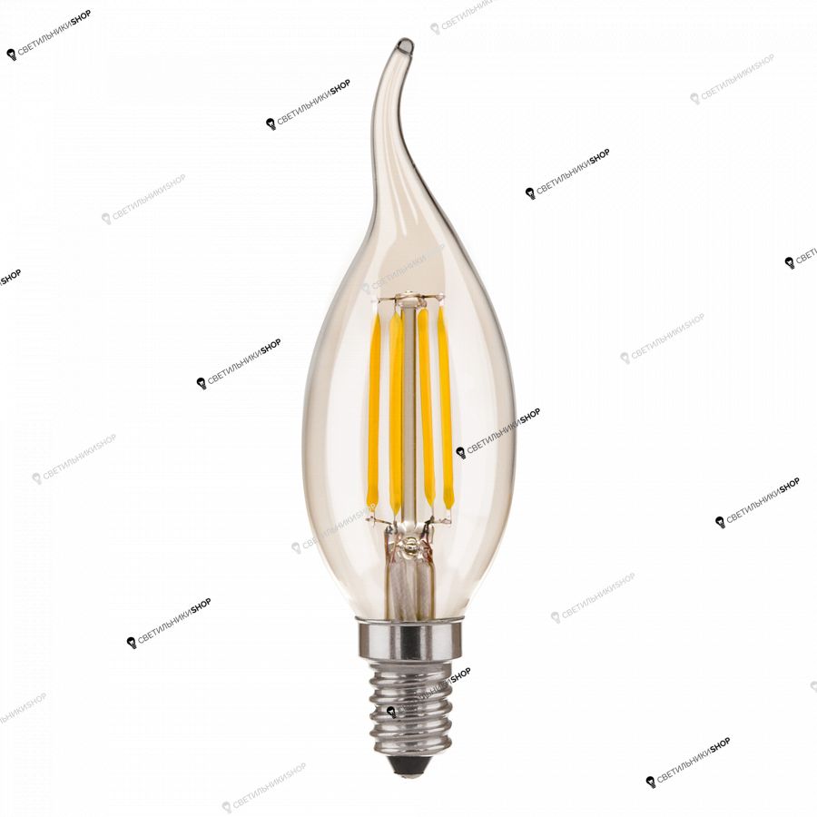Светодиодная лампа Elektrostandard Свеча на ветру BL130 7W 3300K E14 (CW35 прозрачный)