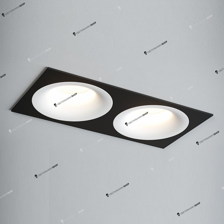 Точечный светильник Quest Light SINGLE LD white + Frame 02 black