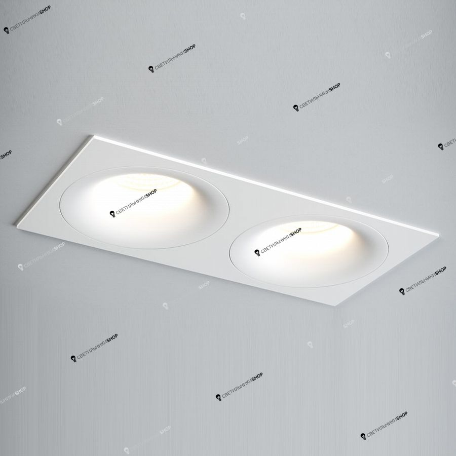 Точечный светильник Quest Light SINGLE LD white + Frame 02 white