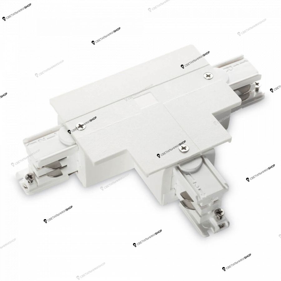 Соединитель для трехфазной шины Ideal Lux(LINK) LINK TRIM T-CONNECTOR LEFT WHITE