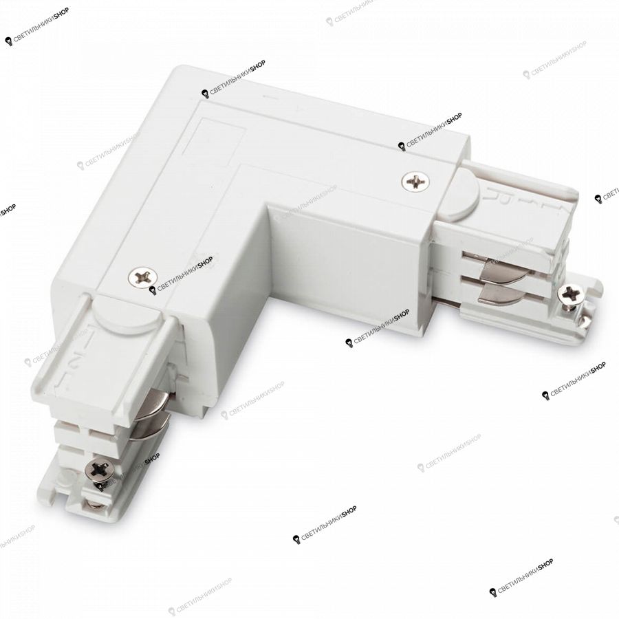 Соединитель для трехфазной шины Ideal Lux(LINK) LINK TRIMLESS L-CONNECTOR RIGHT WHITE