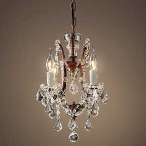 Люстра BLS(19th c. Rococo iron and clear crystal) 30478 Дизайнер Timothy Oulton