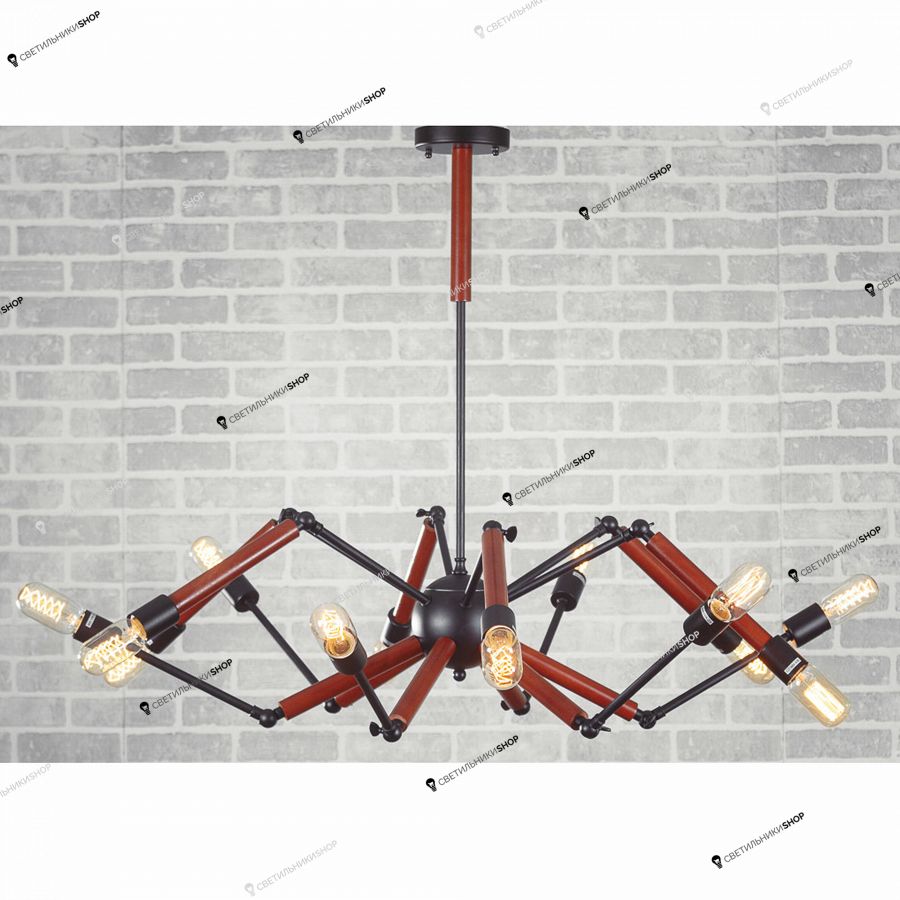 Люстра BLS(Double Octopus Wood) 30681