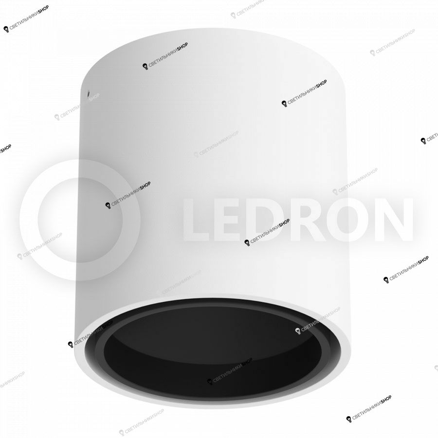 Точечный светильник LEDRON KEA R ED-GU10 WHITE/BLACK