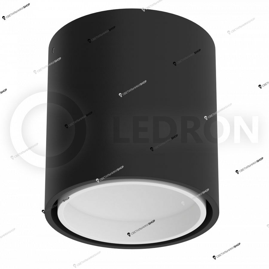 Точечный светильник LEDRON KEA R ED-GU10 BLACK/WHITE