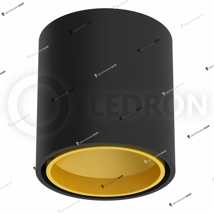 Точечный светильник LEDRON KEA R ED-GU10 BLACK/GOLD