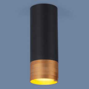 Точечный светильник Elektrostandard DLN102 GU10 черный/золото