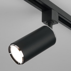 Светильник для однофазного шинопровода Elektrostandard Svit GU10 Черный/хром (MRL 1013) однофазный