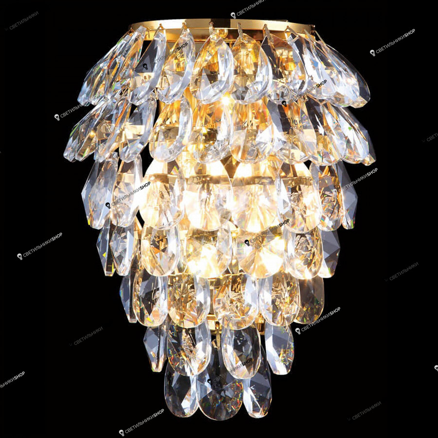 Бра Crystal lux CHARME AP3 GOLD/TRANSPARENT