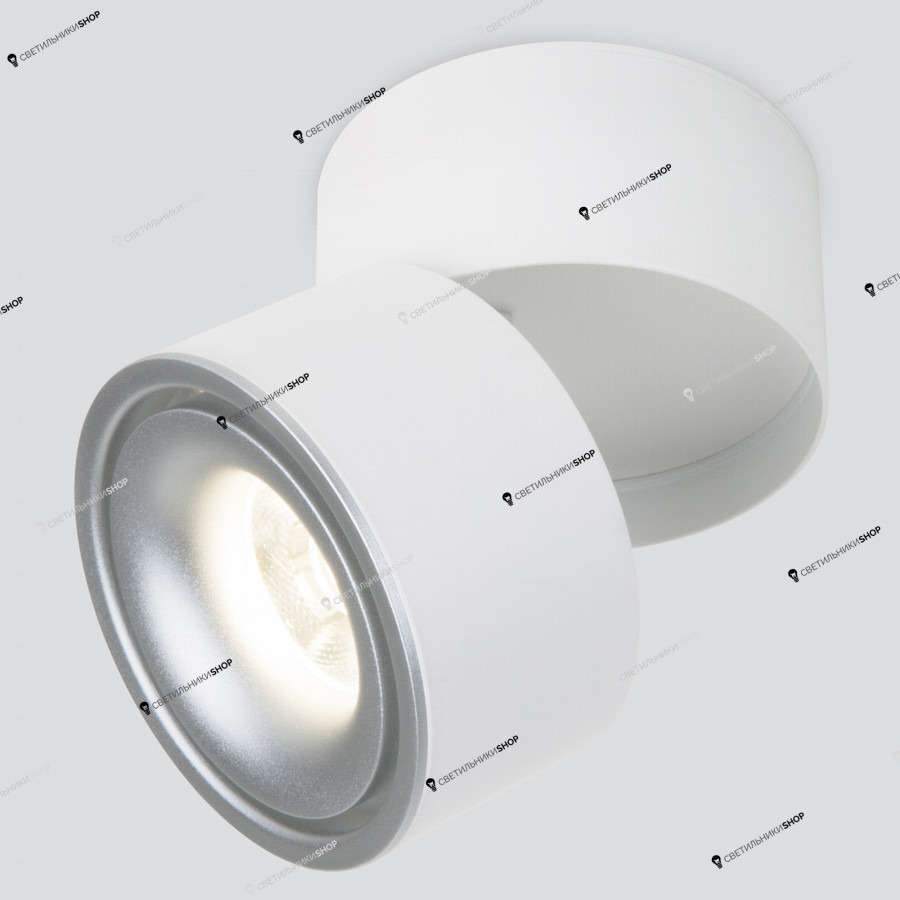 Точечный светильник Elektrostandard(Klips) DLR031 15W 4200K 3100 белый матовый/серебро