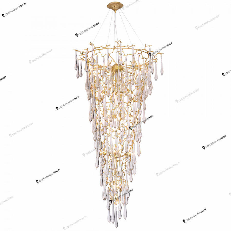 Люстра Crystal lux REINA SP34 D1200 GOLD PEARL
