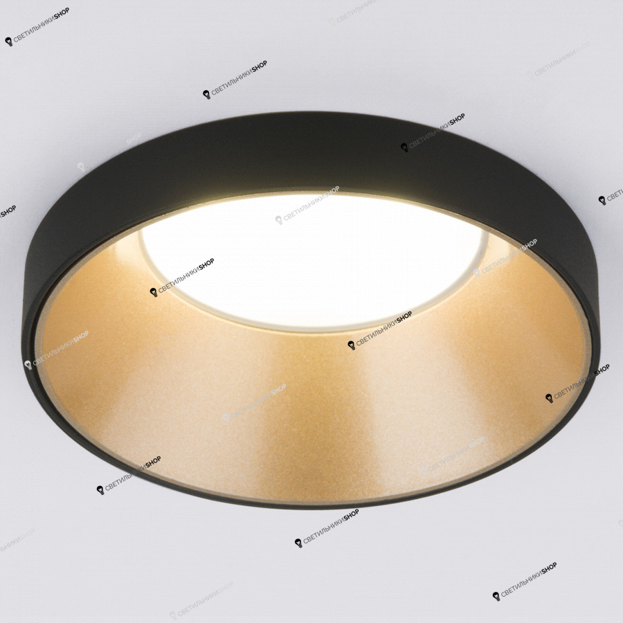 Точечный светильник Elektrostandard 112 MR16 золото/черный