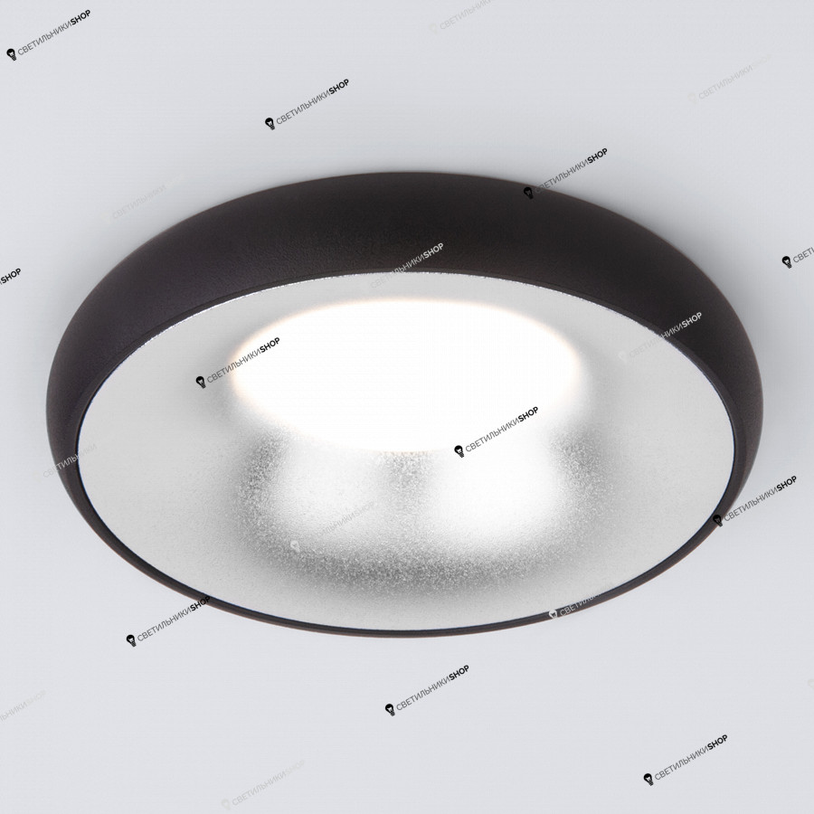Точечный светильник Elektrostandard 118 MR16 серебро/черный
