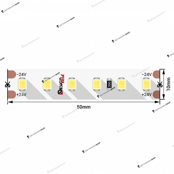 Светодиодная лента DesignLed(Серия DSG2) DSG2120-24-W-33