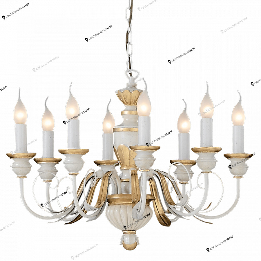 Люстра Ideal Lux FIRENZE SP8 BIANCO ANTICO