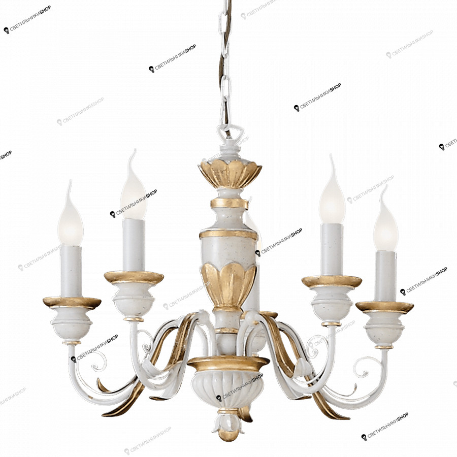Люстра Ideal Lux FIRENZE SP5 BIANCO ANTICO