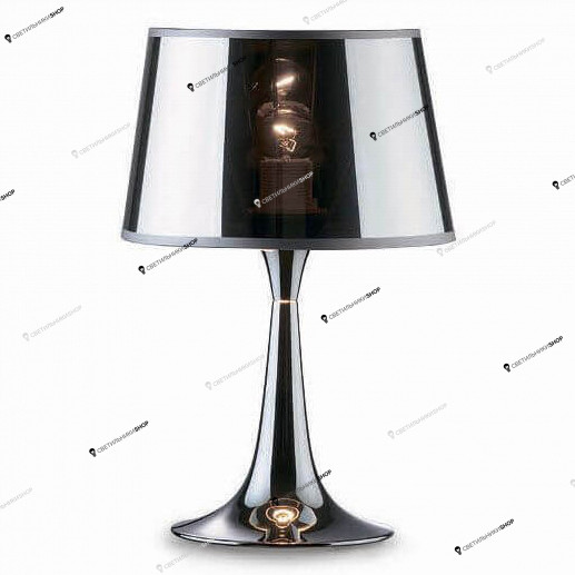 Настольная лампа Ideal Lux LONDON TL1 SMALL CROMO