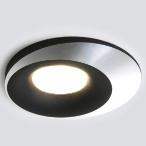 Точечный светильник Elektrostandard 124 MR16 черный/серебро