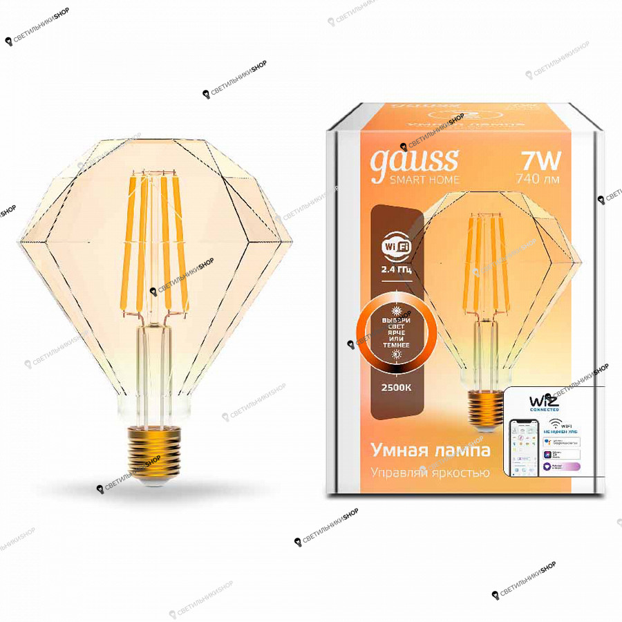 Светодиодная лампа Gauss(Smart Home Filament) 1350112