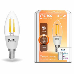 Светодиодная лампа Gauss(Smart Home Filament) 1230112