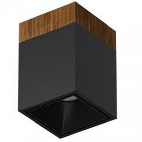 Точечный светильник LEDRON(Wooden) KUBING 130 Wooden Black