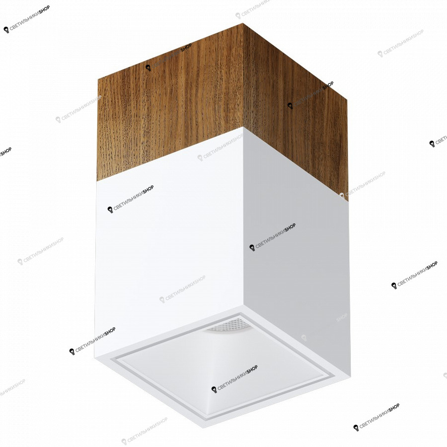Точечный светильник LEDRON(Wooden) KUBING 160 Wooden White