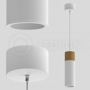 Светильник LEDRON(Wooden) SLC7391/7W-PS White