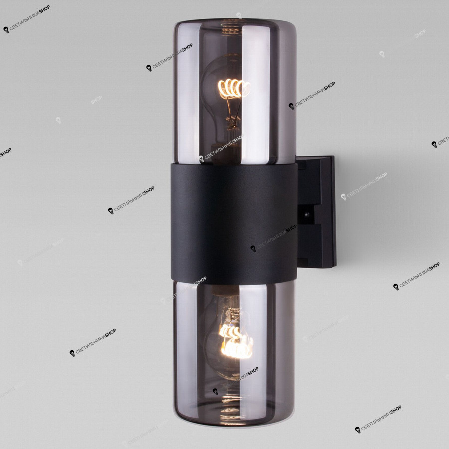 Уличный светильник Elektrostandard(Roil) Roil (35125/D) чёрный/дымчатый плафон