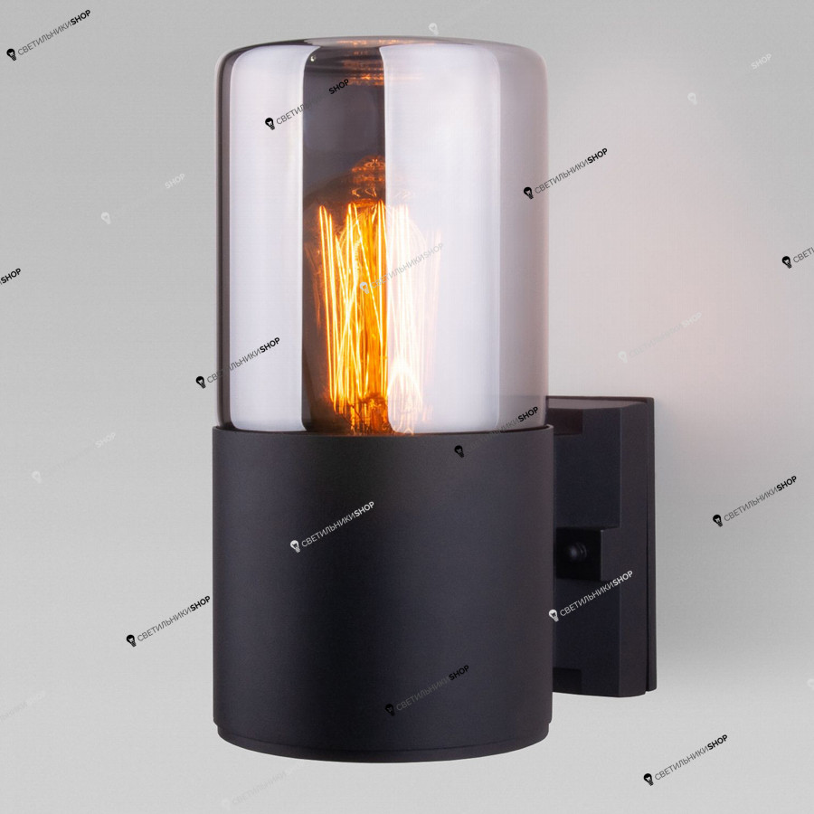 Уличный светильник Elektrostandard(Roil) Roil (35125/U) чёрный/дымчатый плафон