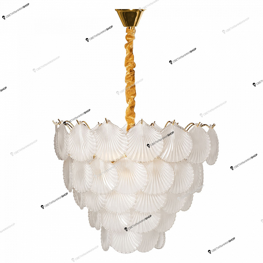 Люстра Garda Decor(Shells Textured Glass Chandelier) 92EL-YG18516-10P