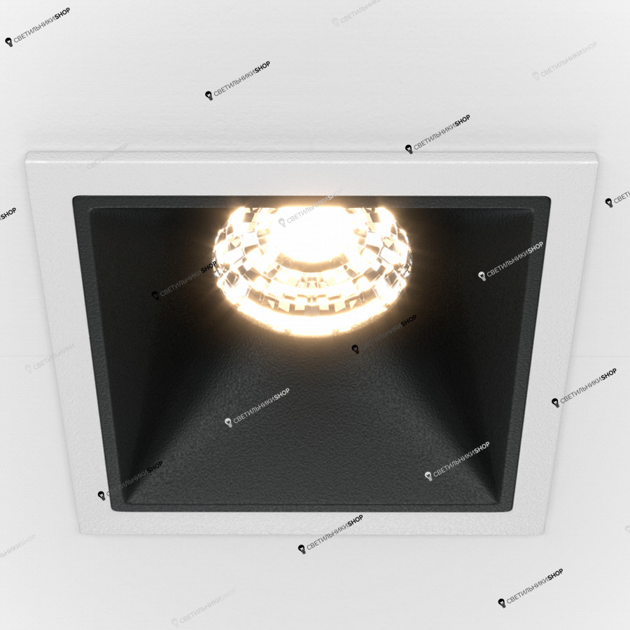 Точечный светильник Maytoni(Alfa LED) DL043-01-10W4K-D-SQ-WB