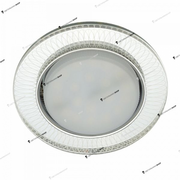 Точечный светильник Fametto(Luciole) DLS-L155 GX53 GLASSY/CLEAR 3D