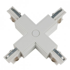 Соединитель для трехфазного шинопровода Uniel(UBX) UBX-A41 WHITE 1 POLYBAG