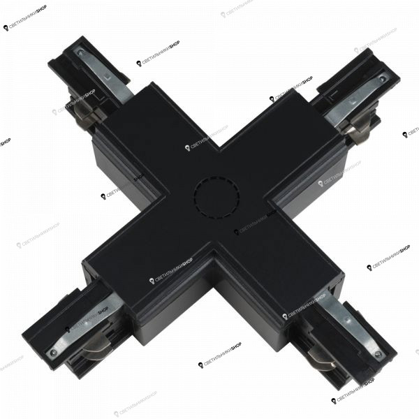 Соединитель для трехфазного шинопровода Uniel(UBX) UBX-A41 BLACK 1 POLYBAG